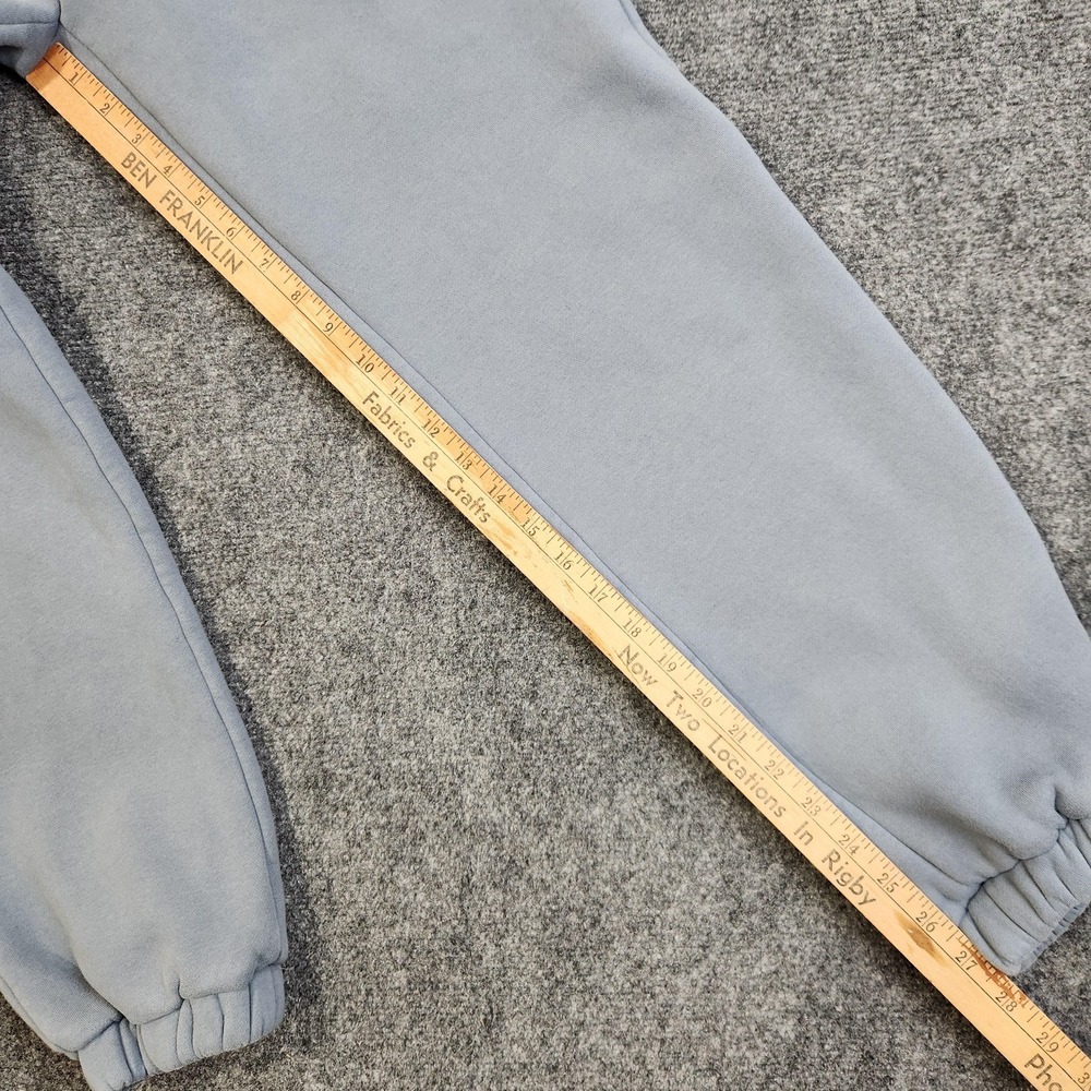Comfrt Sweatpants Womens XS Blue Fleece Jogger Elastic Waist Pockets Stretch - Picture 9 of 12